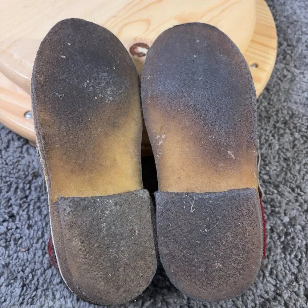 Clarks Originals Desert Boots Womens Size 7.5 Chukka Aztec Made in USA Woolrich